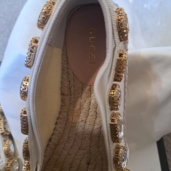 Authentic GUCCI espadrilles Size 36.5 - Picture 5 of 12